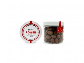 MULATE POWER BOOST Roasted peanuts in white chocolate with protein & spices, 120 G