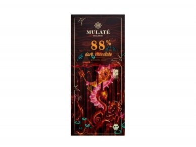 MULATE ORGANIC 88% DARK CHOCOLATE, 30 G